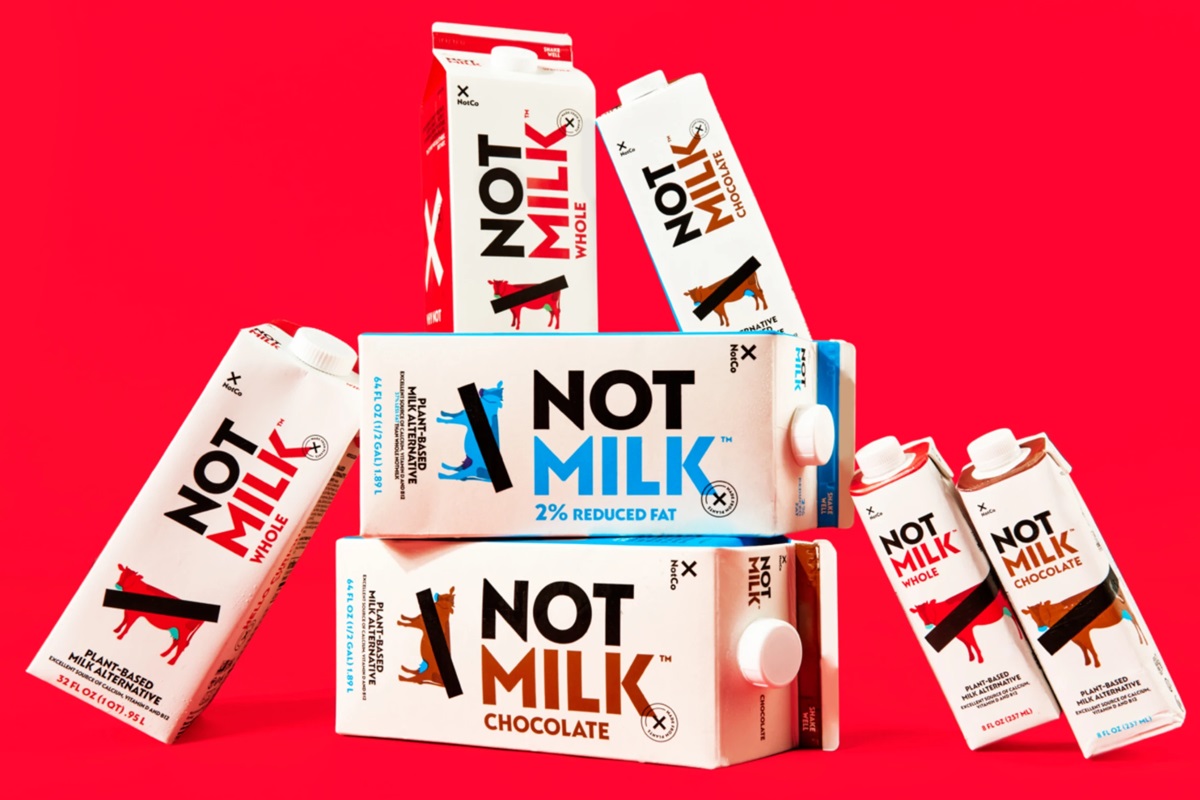 NotMilk Reviews and Info - Whole Milk and 2% Milk alternatives created by tech company NotCo using Artificial Intelligence. Dairy-free, Gluten-free, Vegan.