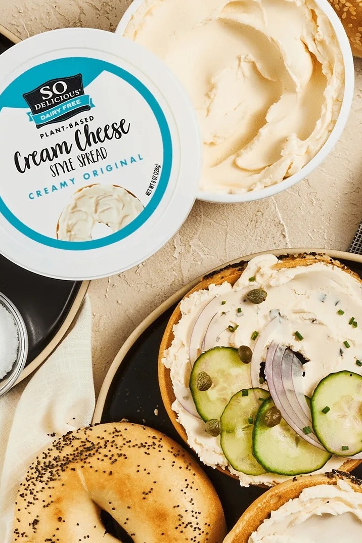 So Delicious Plant-Based Cream Cheese Reviews & Info (Dairy-Free, Gluten-Free, Legume-Free, Vegan)