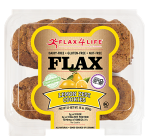 Flax4Life Cookies Reviews and Info - Dairy-Free, Gluten-Free, Grain-Free, Nut-Free, Hearty, Omega-Rich, Breakfast-Style Cookies! Six Flavors.