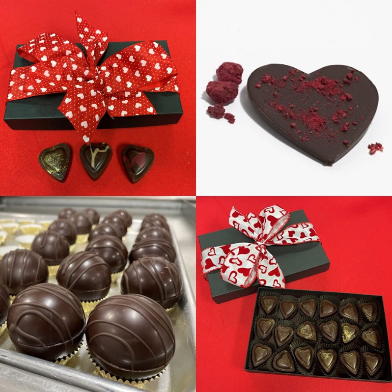 Guide to the Best Dairy-Free Valentine Chocolate: Over 20 Chocolatiers with Vegan, Gluten-Free, Food Allergy-Friendly, Organic, Fair Trade and more! Pictured: Chocolate Inspirations