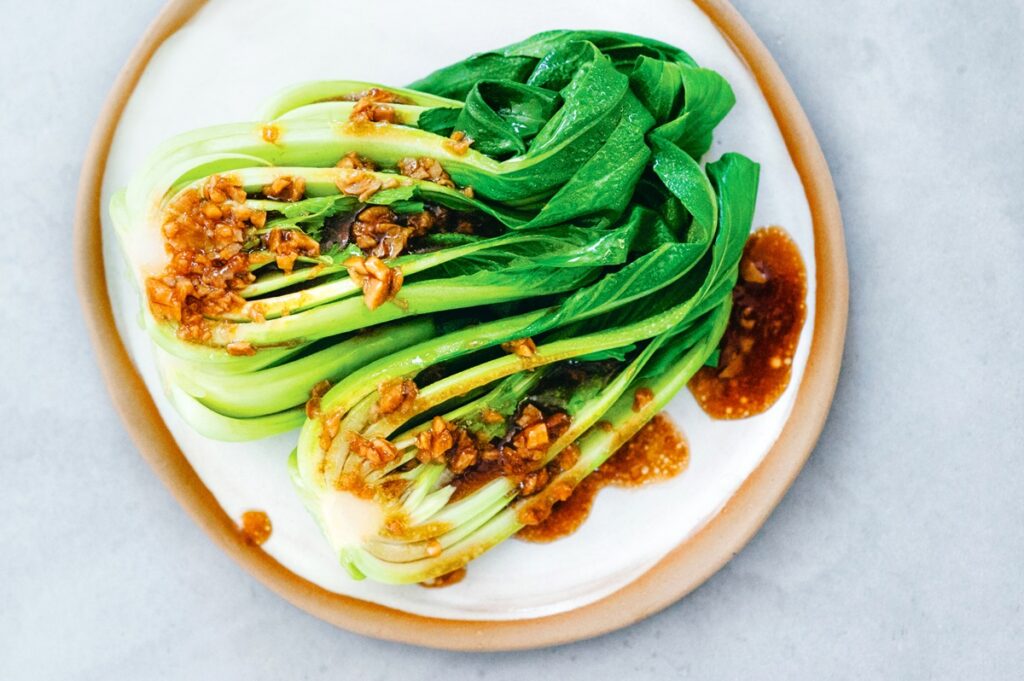 Baby Bok Choy with Garlic Soy Sauce Recipe from Food as Medicine - Dairy-Free, Optionally Gluten-Free, Plant-Based, Easy, and Healthy!