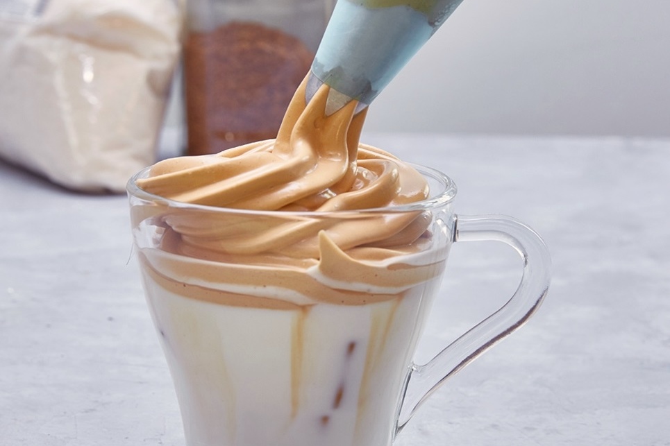 Dairy-Free Dalgona Coffee Whip Recipe and Tips for Barista-Style Drinks and Desserts (naturally Vegan, Top Allergen-Free, Gluten-Free, Nut-Free, and even Coconut-Free!