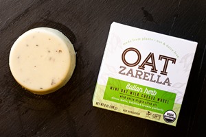 OATzarella Oat Milk Cheese Wheels Reviews and Info - vegan, top allergen-free, organic, and made with purity protocol oats for gluten-free needs