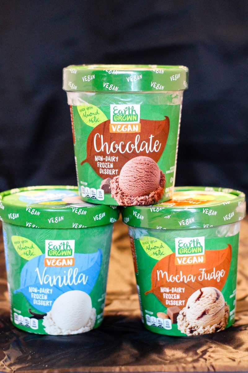 Earth Grown Almond Milk Ice Cream from ALDI (reviews and information - dairy-free, gluten-free, soy-free, and vegan)