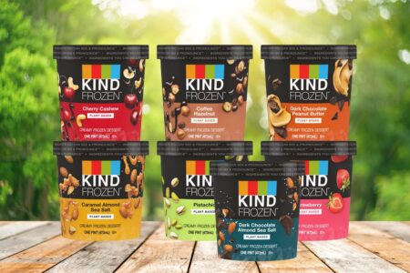 Kind Frozen Ice Cream Reviews and Info - Dairy-Free, Gluten-Free, Vegan Frozen Dessert from Kind Bar in 7 Flavors. Made with Almond Milk or Peanut Butter base.
