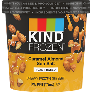 Kind Frozen Ice Cream Reviews and Info - Dairy-Free, Gluten-Free, Vegan Frozen Dessert from Kind Bar in 7 Flavors. Made with Almond Milk or Peanut Butter base.