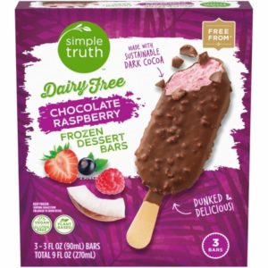 Simple Truth Dairy Free Frozen Dessert Bars Reviews & Info (Plant-Based, Vegan Ice Cream Bars sold at Kroger family of stores)