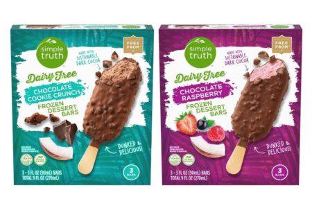 Simple Truth Dairy Free Frozen Dessert Bars Reviews & Info (Plant-Based, Vegan Ice Cream Bars sold at Kroger family of stores)