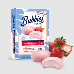 Bubbies Dairy-Free Mochi Reviews and Info - vegan, plant-based, and gluten-free. Made with oatmilk ice cream. Sold as single-serves and in multi-serve boxes.