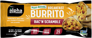 Alpha Breakfast Burritos make Weekdays Easier with 5 Different Varieties - Reviews and Info - All plant-based, dairy-free, and vegan.