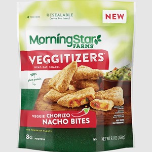 Morningstar Farms Veggitizers Reviews and Info - Vegan, Dairy-Free, Cheesy Taquito and Nacho Bites! 