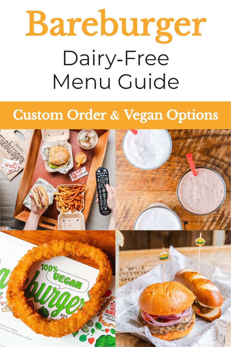 Bareburger Dairy-Free Menu Guide with Custom Order & Vegan Options