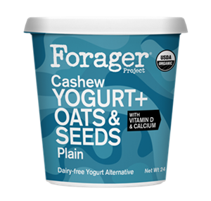 Forage Cashew Yogurt Oat and Seeds - Reviews and Info - Dairy-free, vegan, probiotics, calcium, protein, and more.