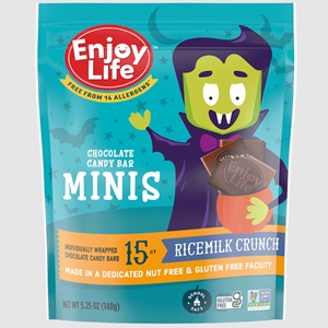 Enjoy Life Halloween Minis are Allergy-Friendly Chocolate Treats - dairy-free, nut-free, soy-free, sesame-free, gluten-free - sold in stores!