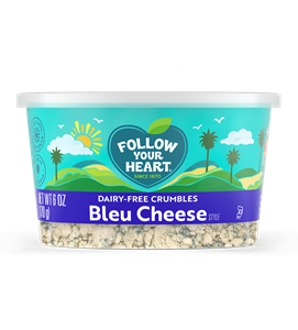 Follow Your Heart Dairy-Free Bleu Cheese Crumbles Reviews & Info - vegan, nut-free, soy-free "blue cheese"