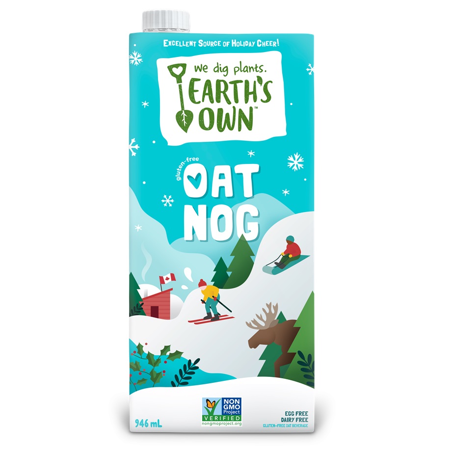 Dairy-Free Holiday Beverages - Earth's Own Oat Nog