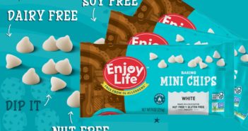 Enjoy Life White Baking Chips Reviews & Info (Allergy-Friendly) - dairy-free, gluten-free, soy-free, nut-free, vegan-friendly white chocolate chips for baking, icing, and more