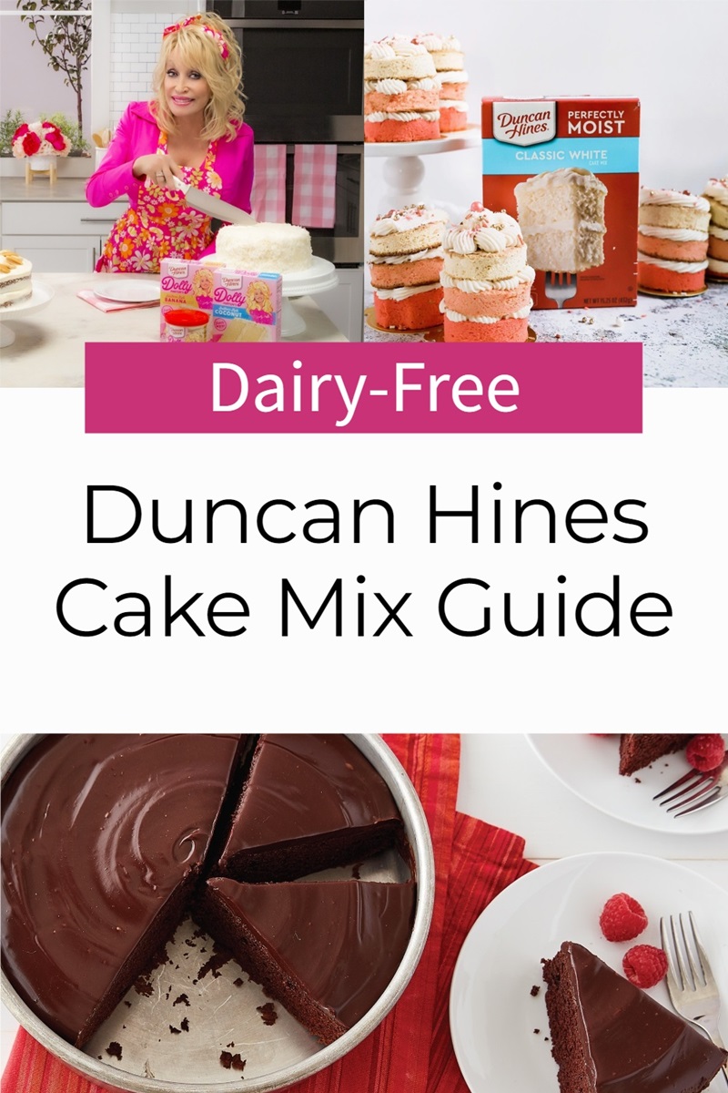 Dairy-Free Duncan Hines Cake Mixes - Most varieties are kosher parve, and we tell you how to make them vegan, too!