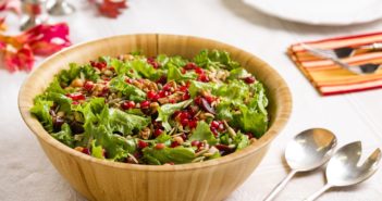 Healthy Winter Green Salad Recipe (Dairy-Free, Plant-Based, Stunning!) - for the holidays and beyond! Uses seasonal ingredients, naturally allergy-friendly and vegan with paleo and meal salad options.