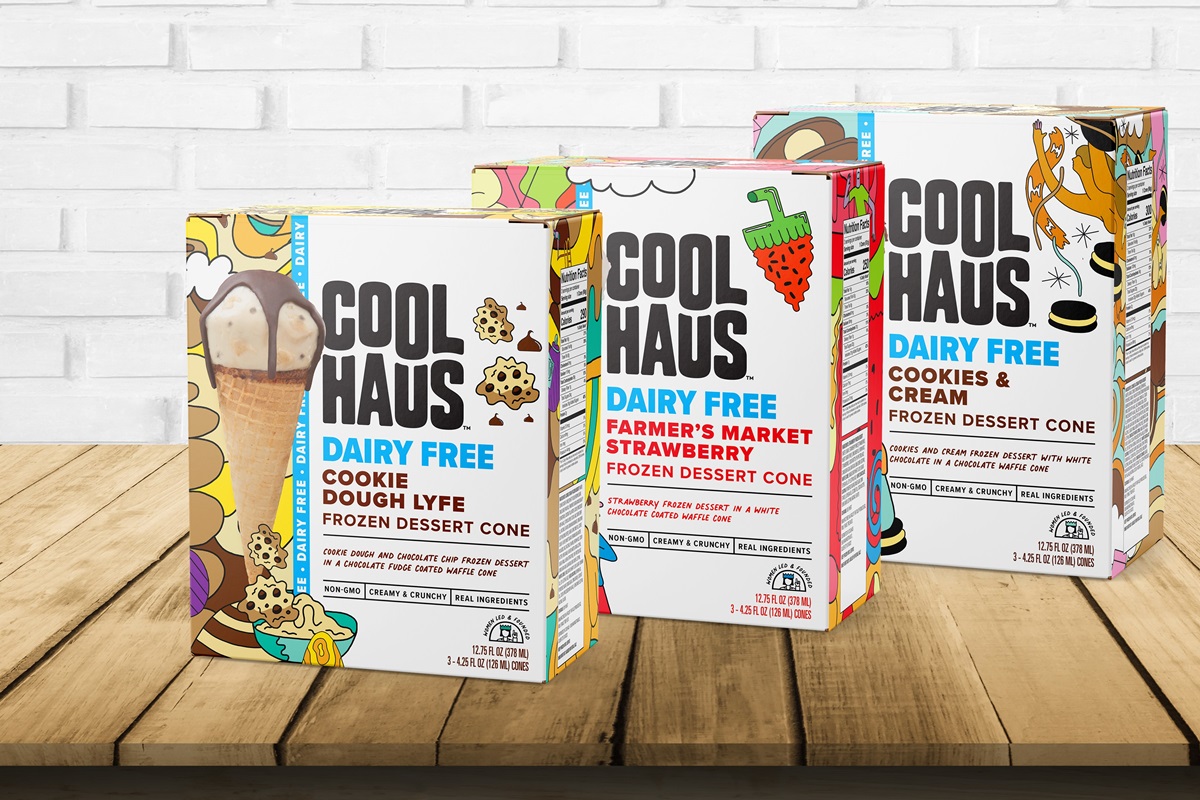 Coolhaus Dairy-Free Ice Cream Cones Reviews and Info - Indulgent flavors, frozen dessert novelties, vegan-friendly