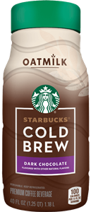 Starbucks Oatmilk Cold Brew Reviews and Info - Dairy-Free, Soy-Free, Vegan, and available in Dark Chocolate