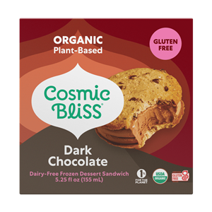 Cosmic Bliss Ice Cream Cookie Sandwiches Reviews (Plant-Based, Gluten-Free, Dairy-Free, Soy-Free)