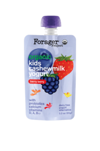 Forager Kids Cashewmilk Yogurt Pouches Reviews and Info - Dairy-free, gluten-free, soy-free, and vegan-friendly