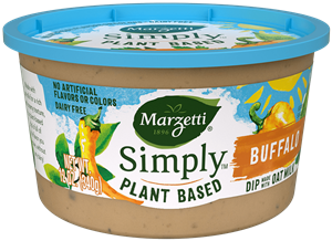 Marzetti Simply Plant Based Dips Reviews and Info - dairy-free, soy-free, vegan, made with oat milk - ranch and buffalo