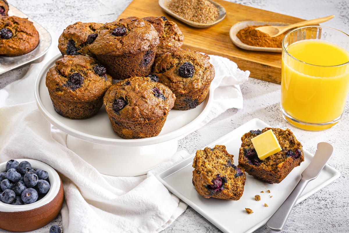 Healthy Dairy-Free Blueberry Muffins Recipe to Help You Power Through Any Day