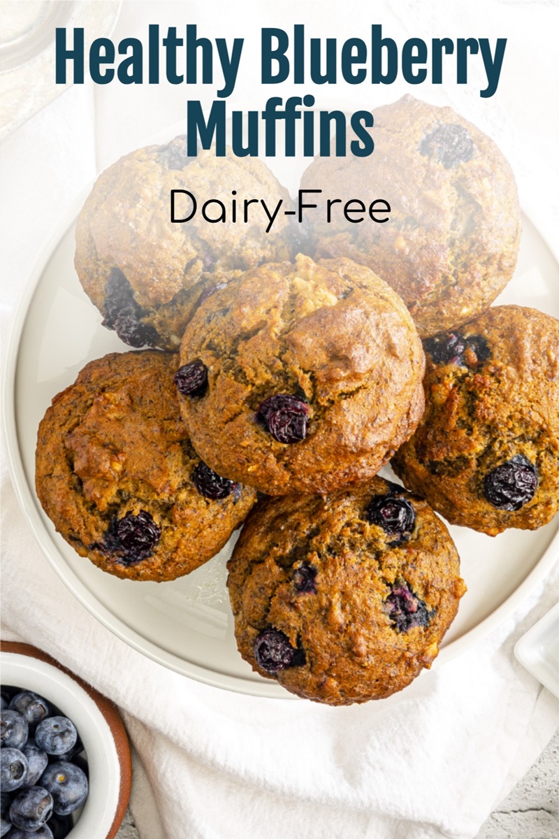 Healthy Dairy-Free Blueberry Muffins Recipe to Help You Power Through Any Day