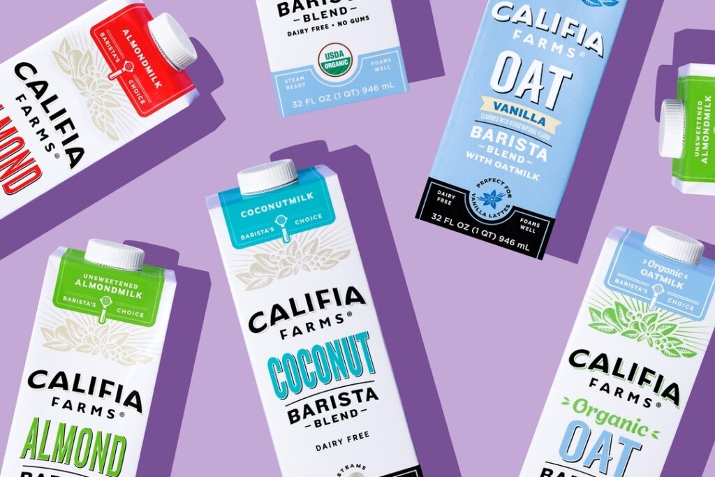 Califia Farms Barista Blends Reviews & Info - Dairy-Free, Vegan, Almond, Coconut, and Oatmilk varieties - Now in the U.S., Canada, and U.K.