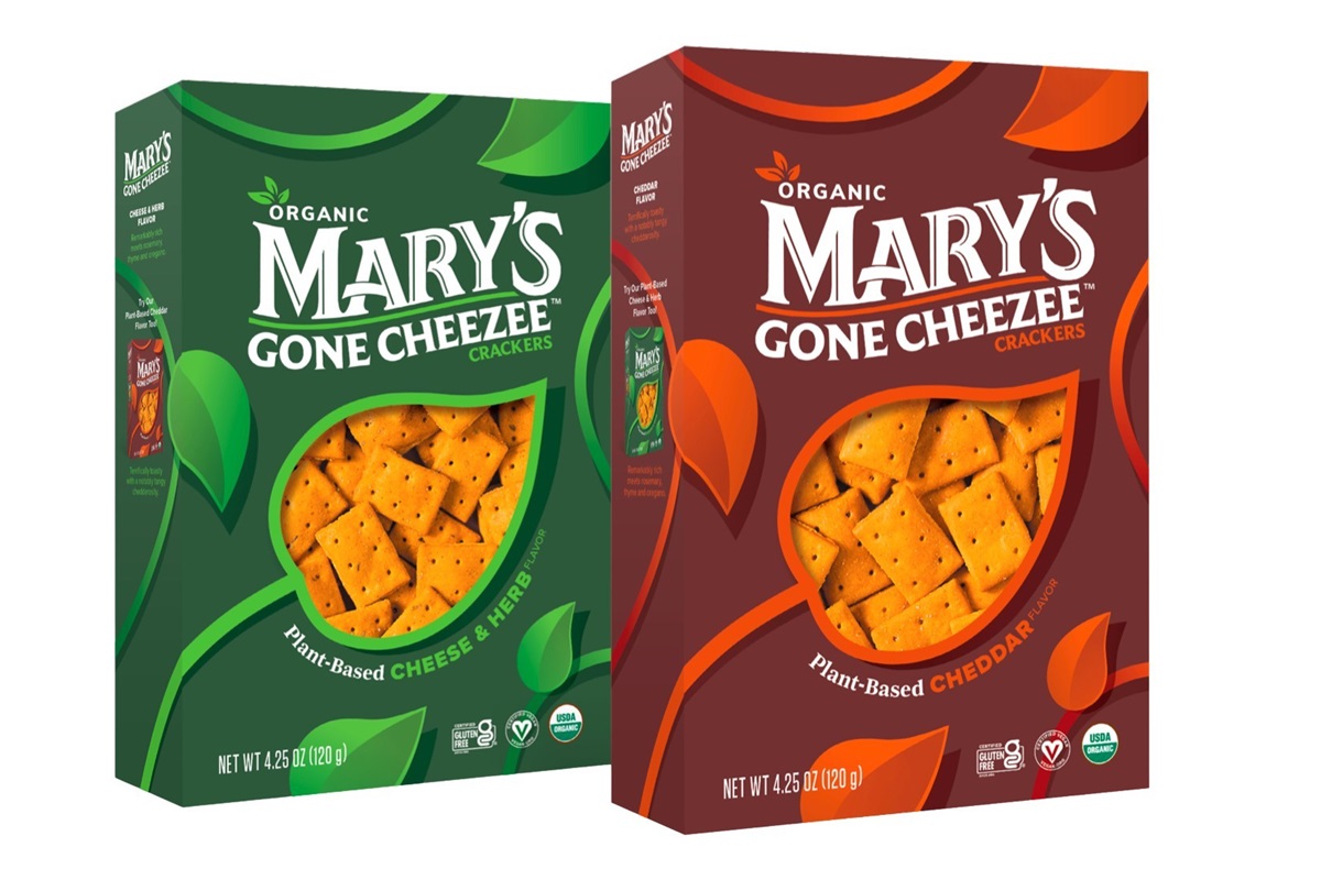 Mary's Gone Cheezee Crackers Reviews & Info - Dairy-Free, Gluten-Free, Nut-Free, Vegan, School Safe alternative to Cheez-Its