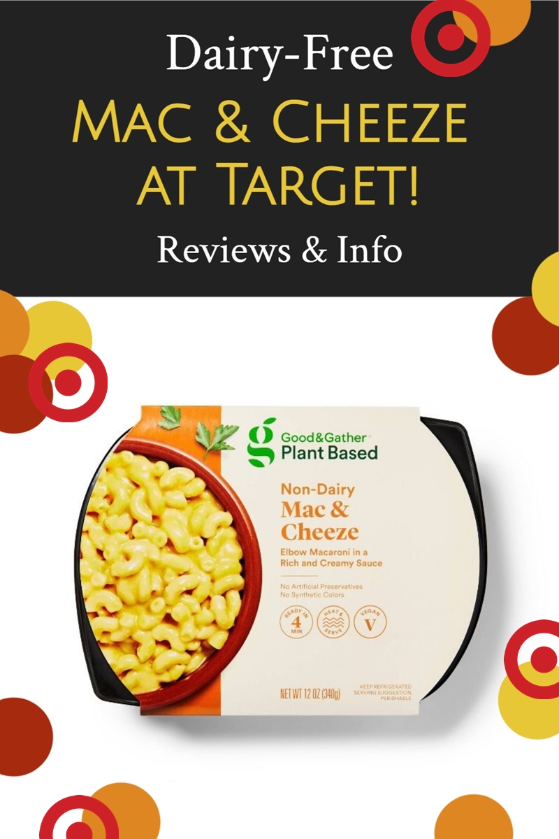 Good & Gather Non-Dairy Mac & Cheeze Reviews & Info - Plant-Based, Dairy-Free, Vegan, Heat & Eat Meal at Target Stores