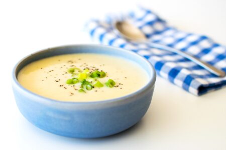 The Best Dairy-Free Potato Soup Recipe with 2 Secret Ingredients - gluten-free and vegan option