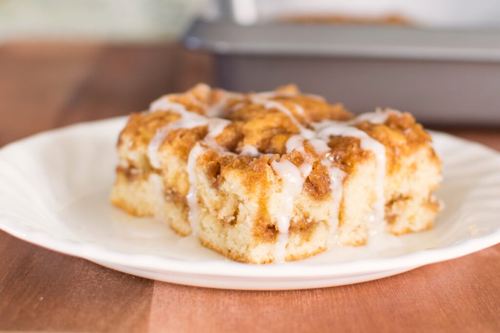 The Ultimate Dairy-Free Coffee Cake Recipe for Streusel Lovers - impress everyone with this decadent, layered, cinnamon streusel coffee cake.