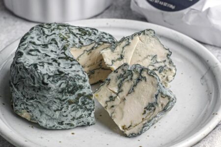 Treeline True Blue Cashew Cheese is a dairy-free, vegan, and paleo alternative handcrafted with the techniques of the world's best blue cheeses.