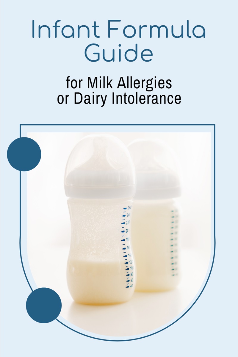 Infant Formula Guide for Milk Allergies or Dairy Intolerance with all Dairy-Free Options