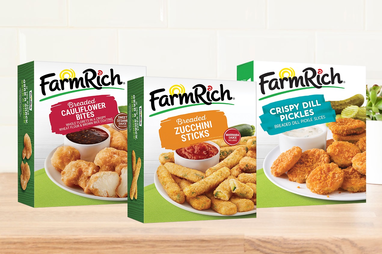 FarmRich Plant-Based Mozzarella Sticks and Other Dairy-Free Appetizers Reviews & Info - frozen appetizers ingredients, availability, and more!
