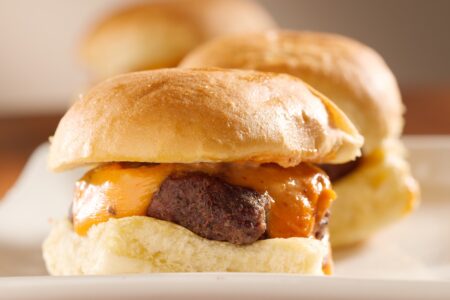 Dairy-Free Slider Buns Recipe - soft, tender, homemade rolls that hold up well as burger buns! Cheap and delicious! So much better than store bought.