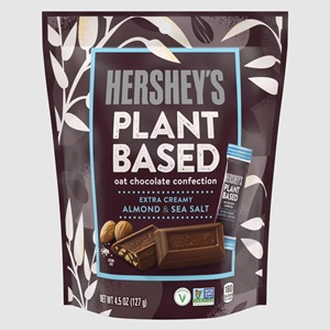 Hershey's Plant Based Chocolate now in dairy-free Miniature Bars - almond and sea salt. Full ingredients and info here ...