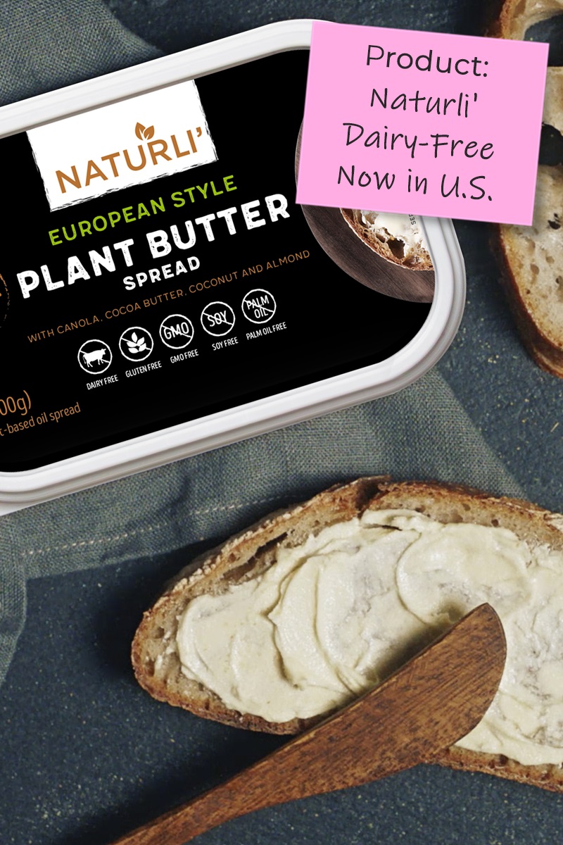 Naturli' Plant Butter Reviews & Info - available in bakeable Blocks and spreadable Spreads. Now sold in the U.S. and Europe! Dairy-free, gluten-free, vegan, and made with quality ingredients.