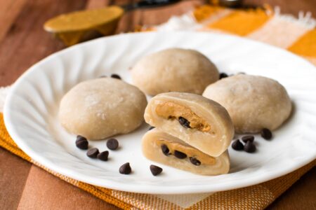 Dairy-Free Peanut Butter Mochi Recipe - easy, fun, delicious, and naturally gluten-free and soy-free.