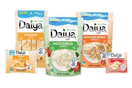 New Daiya Dairy-Free Cheese Alternative Reviews & Info - Blocks, Sticks, and Slices. Now fermented with age-old cheesemaking methods using gluten-free oat cream.