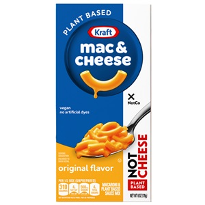 Kraft Plant Based Mac & Cheese is now in the U.S.! Dairy-free, vegan, and sold in both Original and White Cheddar varieties. 