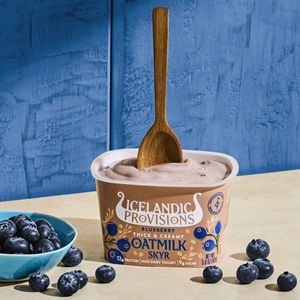 Icelandic Provisions Oatmilk Skyr Reviews and Info - dairy-free, nut-free, and soy-free, made with live and active vegan skyr cultures - richer, thicker, and less tart than yogurt