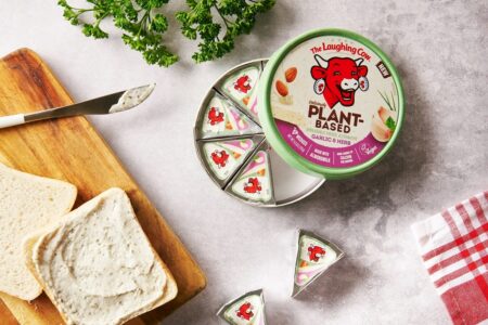 Laughing Cow Plant-Based Cheese Wedges Reviews & Info - dairy-free, creamy, spreadable cheese alternative in Original and Garlic & Herb flavors. Vegan certified.