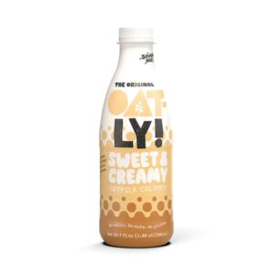 Oatly Oatmilk Creamer Reviews and Info - dairy-free, gluten-free, nut-free, plant-based and vegan creamer for at-home coffee in mocha, vanilla, sweet and creamy, and caramel flavors