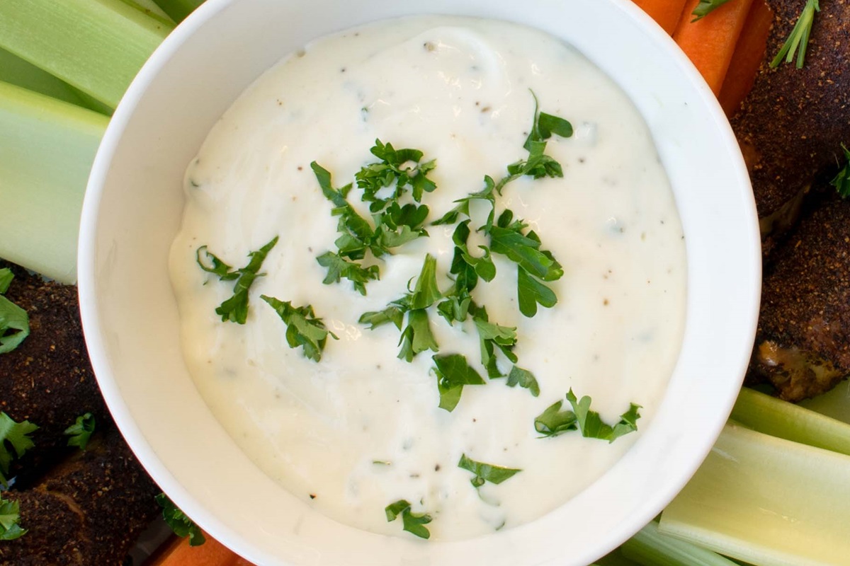 Dairy-Free Cool Ranch Dip Recipe - ready in 3 minutes with inexpensive, everyday ingredients! Everyone loves this versatile dip.