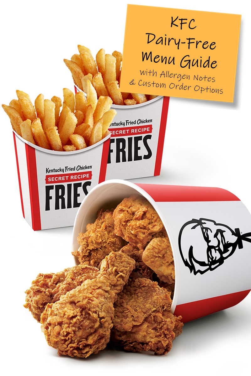 KFC Dairy-Free Menu Guide with Allergen Notes & Vegan Options - Kentucky Fried Chicken