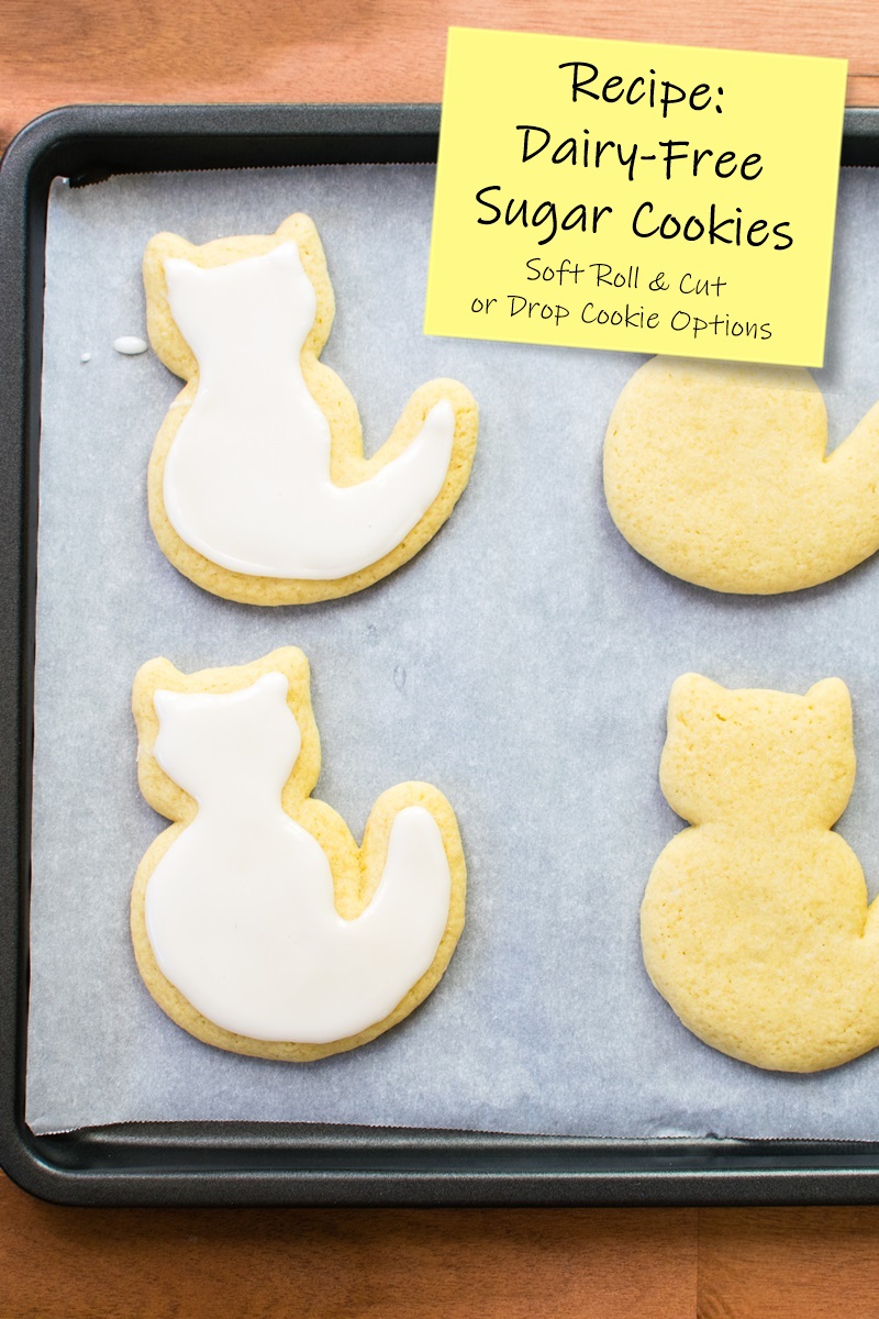 Dairy-Free Sugar Cookies Recipe - A Classic Favorite with Roll & Cut and Drop Cookie Options